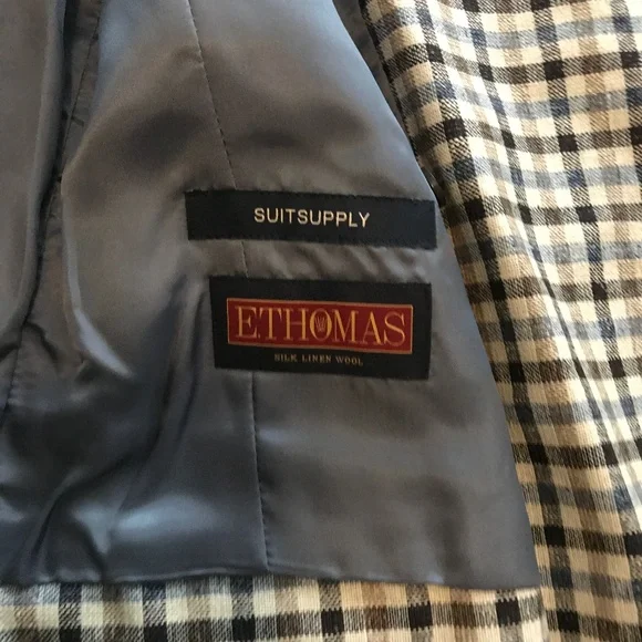 Suitsupply Silk-Linen-wool Double-breasted waistcoat US/UK42R - Picture 3 of 8